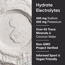 Sports Research® Hydrate Electrolytes Powder - Sugar-Free & Naturally Flavored with Vitamins, Minerals, and Coconut Water - Supports Hydration - Cherry Pomegranate - 90 Servings 4