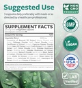Super Greens Antioxidants Superfoods 2250mg Supplement - 20 Ingredients with Sprouts, Mushrooms, Roots, Garlic, Bitter Melon, Artichoke, Celery Seed, Cayenne pepper, Alfalfa NON GMO - 60 Capsules 6