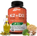 NutriFlair Vitamins D3 (5000iu/125mcg) + K2 (as Mk7) - Made with Plant-Based Ingredients Plus BioPerine Black Pepper Extract, 90 Capsules - Supports Healthy Immune, Heart and Health - Non-GMO Pills 2