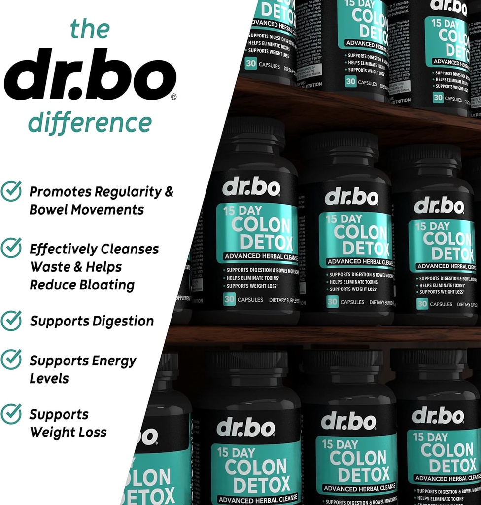 Colon Cleanser Detox Supplement Capsules - 15 Day Colon Cleanse Pills & Probiotic Herbal Cleansing - Daily Natural Bowel Movement Supplements for Intestinal Stomach Bloating Digestive Gut Support 6