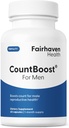 Fairhaven Health CountBoost for Men Optimal Count and Volume Male Fertility Supplement - Pre-Conception Nutrition for Him - with Ashwagandha, Vitamin C, and CoQ10-60 Capsules 2