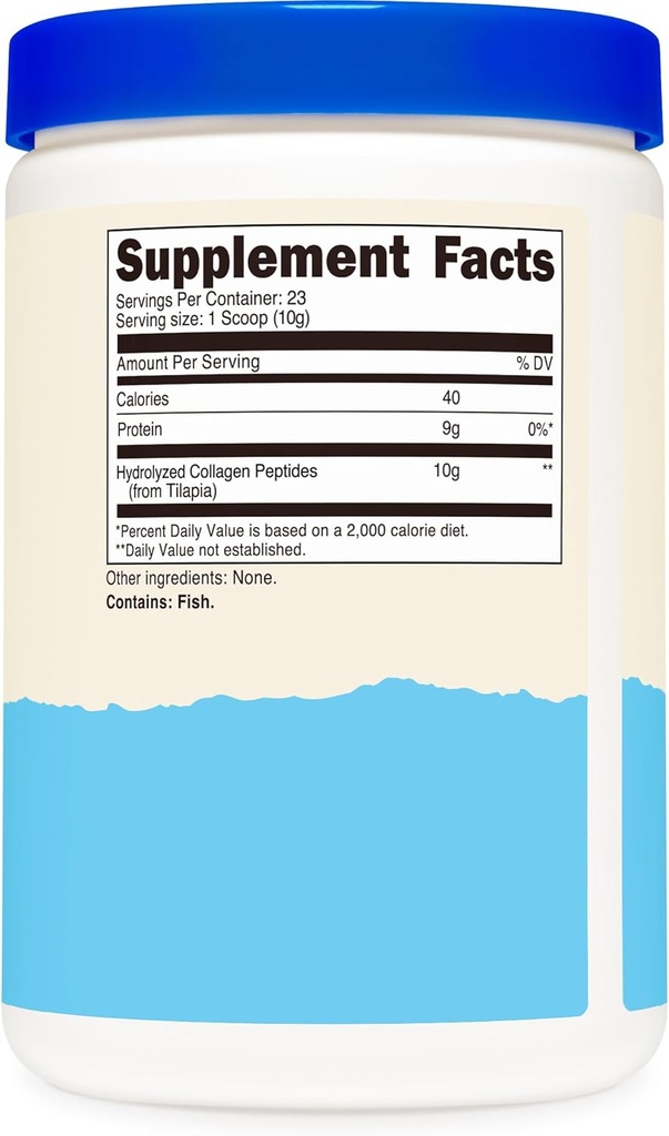 Nutricost Marine Collagen Powder Sustainably Sourced Fish (8 oz) - 23 Servings, 9 G Protein Per Serving, Non-GMO, GMP Compliant 6