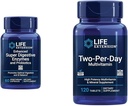 Life Extension 60 Vegetarian Capsule Digestive Enzymes & 120 Tablet High Potency Multi-Vitamin Supplement Bundle 2