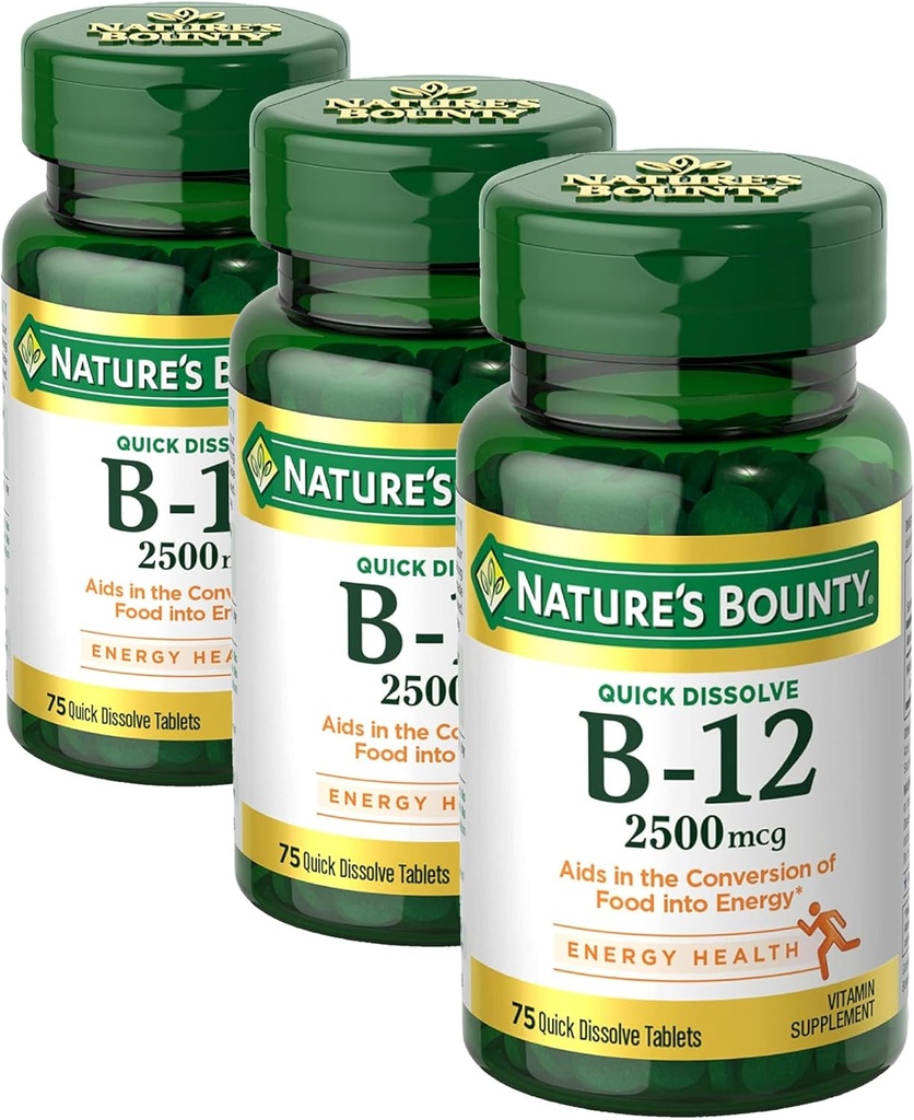 Nature's Bounty B-12 2500mcg, 300 Tabs 5