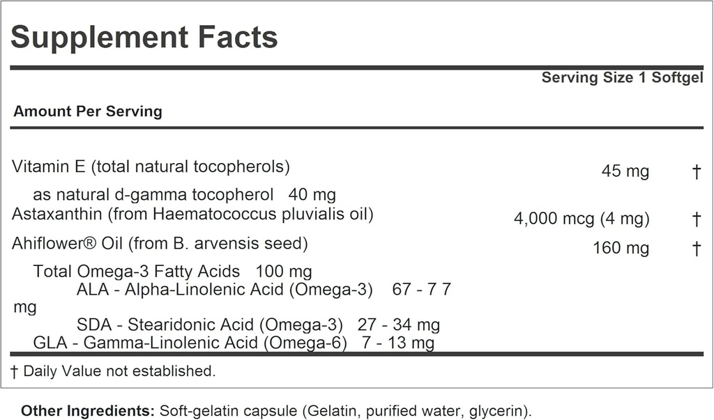 ANDREW LESSMAN Astaxanthin 360 Softgels - 4000 mcg Natural Astaxanthin, Powerful Anti-Oxidant Carotenoid. Protection for Eyes, Heart, Skin and More. No Additives. Easy to Swallow Softgels 3
