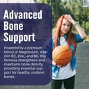 Magnesium Glycinate 500mg/250mg for Adults Teens - Plus D3,B6 & Zinc - Magnesium Glycinate Gummies,High Absorption - Support for Relaxation,Brain,Bone & Immunity Health - Sugar Free - 120Cts 6