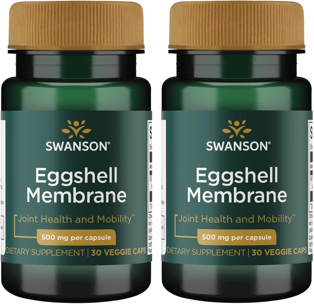 Swanson Eggshell Membrane 500 mg 30 Veg Caps (2 Pack) 2