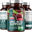 N1N Premium Uric Acid Support Supplement [14X Potent Herbs] All Natural Kidney and Uric Acid Cleanse with Tart Cherry, Milk Thistle, Cranberry, Celery, Chanca Piedra, 60 Veg Caps 2