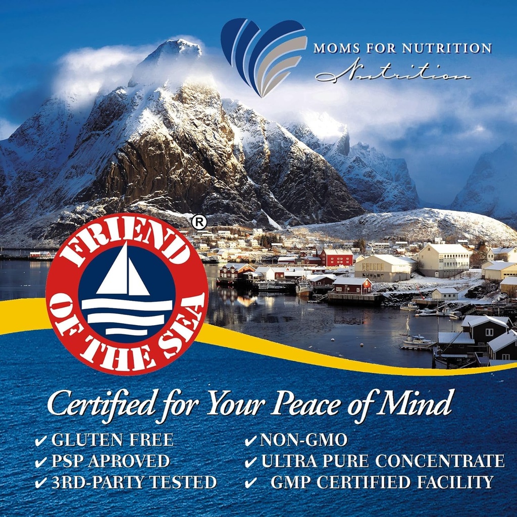 Wild Caught Omega 3 Fish Oil DPA-EPA-DHA 2,900 Milligram Fish Oil Supplement 3