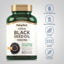 Piping Rock Black Seed Oil Softgel Capsules | 1000mg | 60 Pills | Cold Pressed Solvent Free | Non GMO, Gluten Free Supplement 4