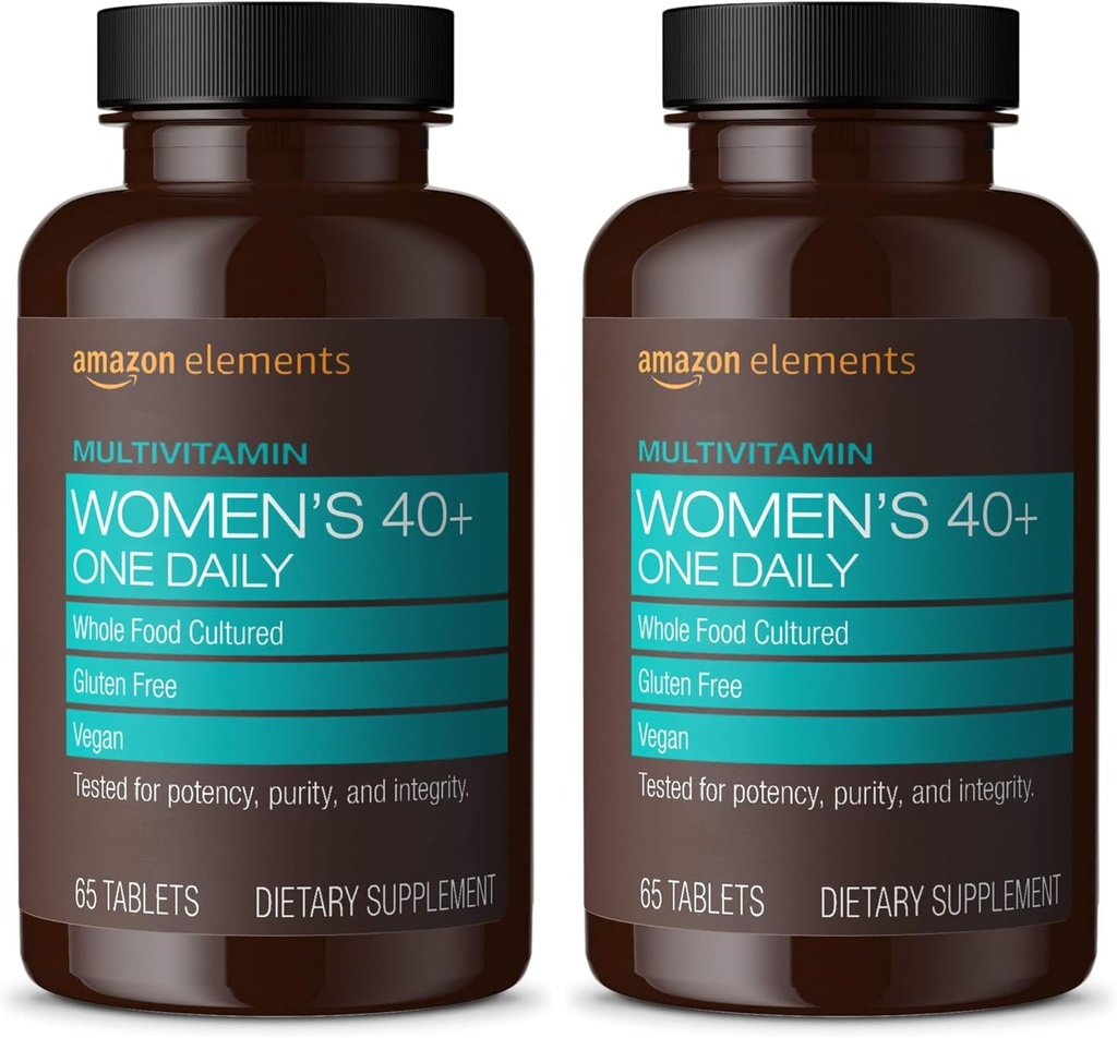 Elements Women‚ 40+ One Daily Multivitamin, 66% Whole Food Cultured, Vegan, 65 Tablets, 2 month supply (Packaging may vary) 4