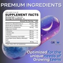 I Can Grow NightTime Kids Vitamins Multivitamin Sleep Aid | Magnesium for Kids with Magnesium Bisglycinate | Natural Calm & Recovery | magnesio complex | Vitaminas para Niños con Glicinato de Magnesio 3