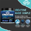 Sugar Free Creatine Monohydrate Gummies Complex 5000mg for Men & Women - 120 Gummies for Muscle Strength, Muscle Builder, Energy Boost, Pre-Workout Supplement, Vegan 5