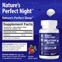 Nature's Perfect Night | Melatonin 20mg | 180 Quick Dissolve Tablets, 2-Pack | Natural Mixed Berry Flavor |High Potency | Sugar Free | Vegan | Gluten Free | 2 Count 4