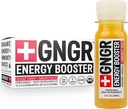+GNGR Energy Booster & Immunity Shot, Cold-Pressed Ginger Shots with Lions Mane, 75mg of Natural Caffeine Green Tea, Turmeric Root, Vitamin D & Zinc for All Natural Immune Support (2 Oz, Pack of 12) 2
