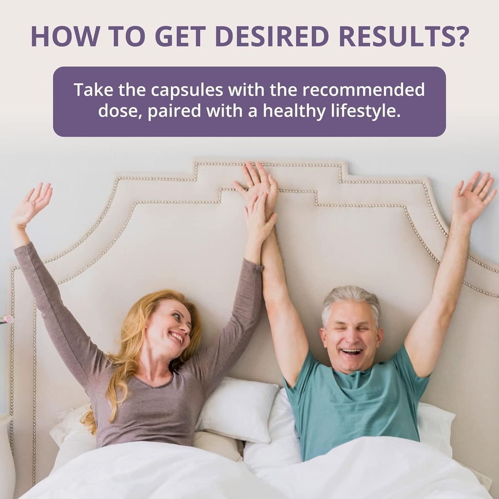 NuBest Sleep Xtra | Supports Healthy Sleep for Adults | Vitamin B6, Melatonin, Ashwagandha, Chamomile, Valerian & More - Non Habit-Forming | 60 Vegan Capsules |1 Month Supply 6