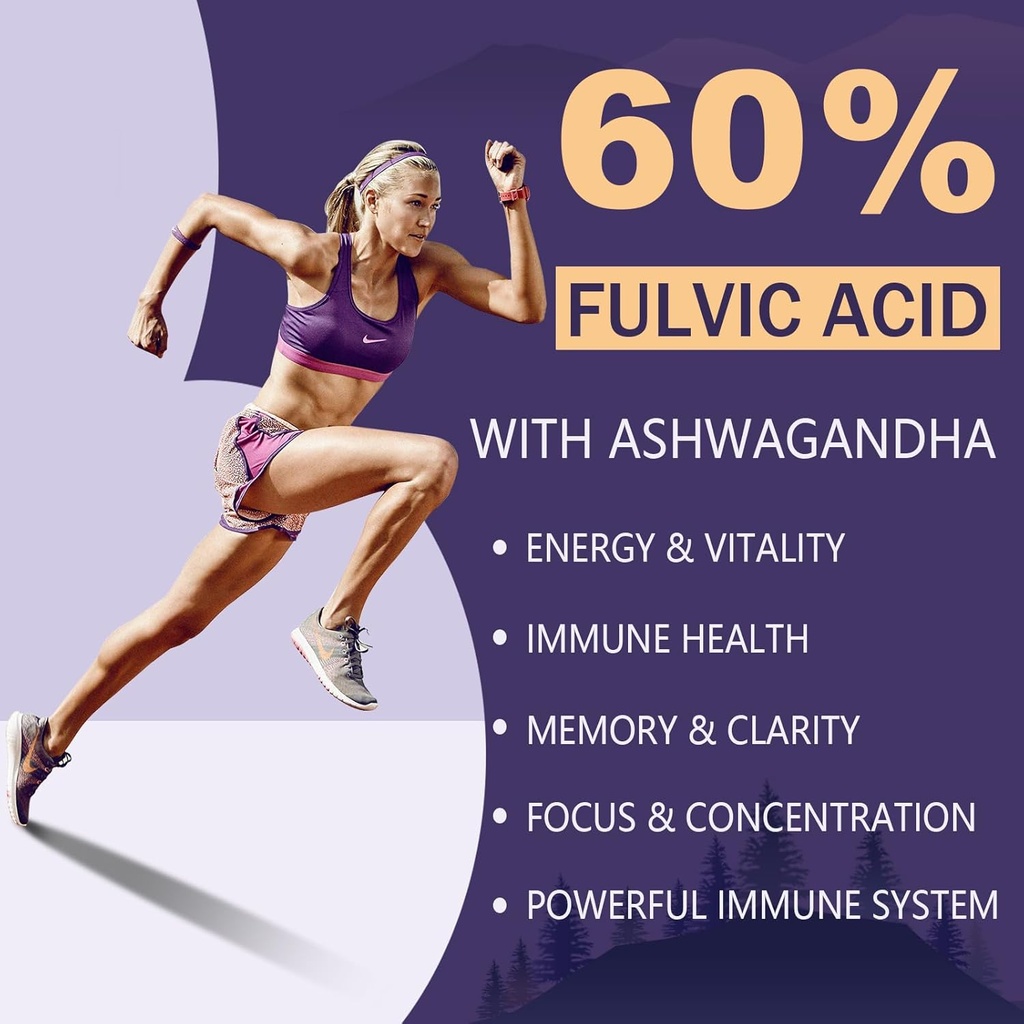 2000 MG Shilajit Supplement,Shilajit Resin Organic,Shilajit Capsules,100% Pure Shilajit with 85+ Trace Minerals & 60% Fulvic Acid,Boost Energy & Immunity,Vegetarian,Natural,60 Capsules 5