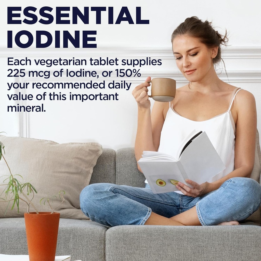 KAL 225 Mcg Kelp Iodine Tablets, 250 Count 6