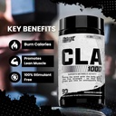 Nutrex Research CLA, 90 Soft Gels - 1000mg Conjugated Linoleic Acid - and Lipo-6 Cleanse & Detox for Weight Loss 6