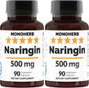 Naringin 500 mg - 90 Veg Capsules - 90 Servings 5