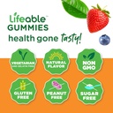 Lifeable Sugar Free Preciotic Fiber Kids + Vitamin D Kids, Gummies Bundle - Great Tasting, Vitamin Supplement, Gluten Free, GMO Free, Chewable Gummy 5