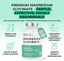Magnesium Glycinate (Bisglycinate) | Chelated Magnesium Supplements | 2750mg (303mg Magnesium) | 240 Capsules / 60 Servings | Highly Bioavailable | Made in UK - GMP Certified | Love Life Supplements 4
