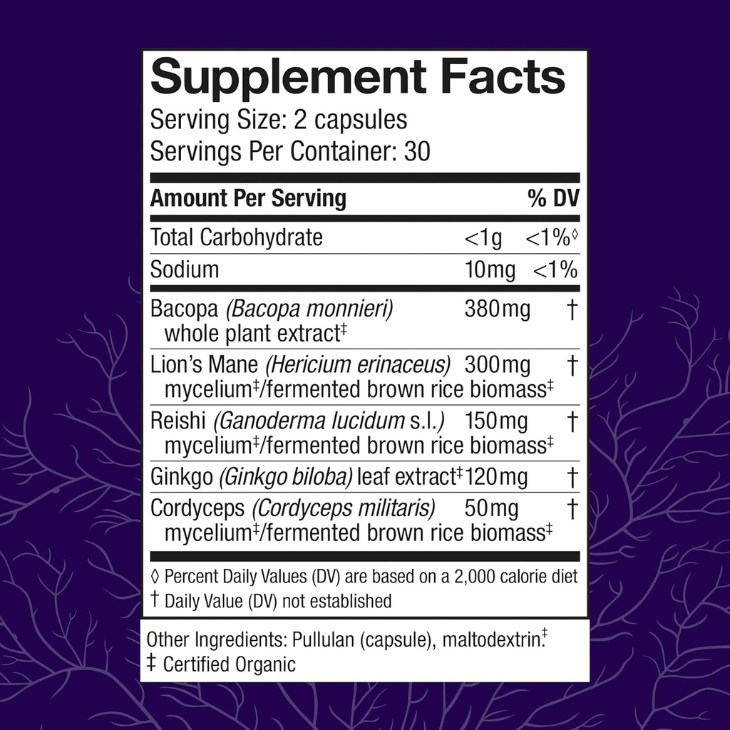 Host Defense Bundle with MycoBotanicals Brain* Capsules, 60 Count & Cordyceps Capsules, 60 Count - Support Memory & Focus - Support Immune Health & Energy* 3