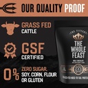 The Fittest Whole Feast Beef Protein Powder - Milk Chocolate - Grass Fed Nose to Tail Carnivore Blend Including Liver, Colostrum and Whole Bone - BCAAs - 14g Collagen, 21g Total Protein 5