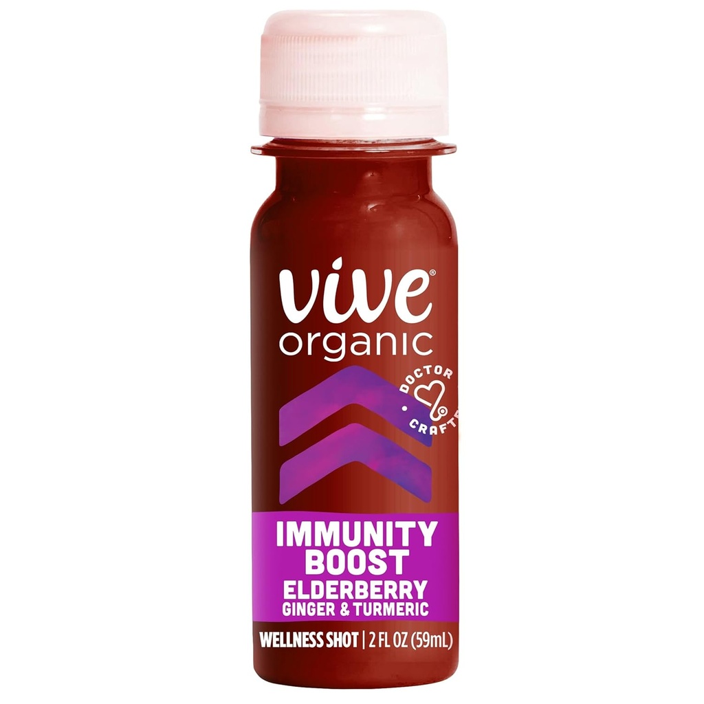 Vive Organic Elderberry Immunity Boost Wellness Shot, 2 fz 2