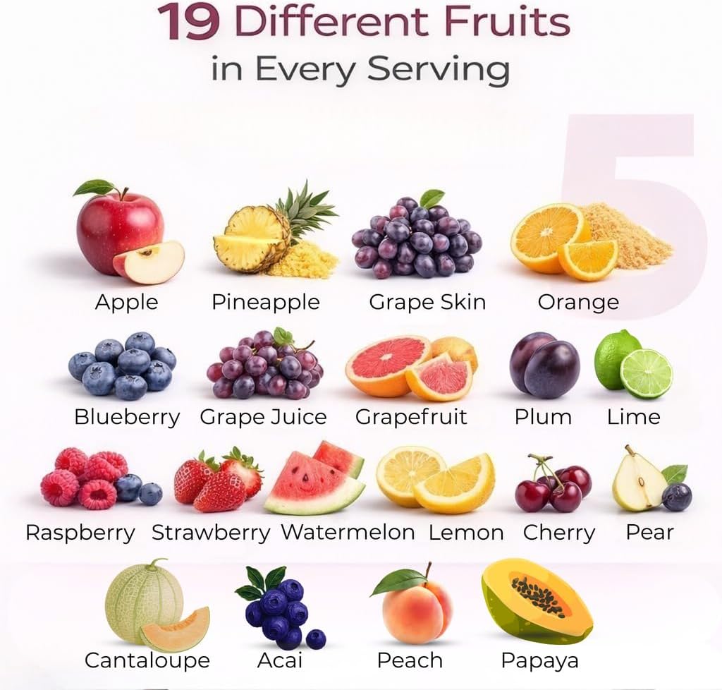 Consult Health Nature's Treasure, 60 Mega Fruit and 60 Veggie Capsules,100% Whole Natural Green and Red Superfood Plant Based Nutrition, Supports Energy Levels, Grown and Made in The USA - (2Pack) 4