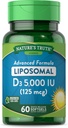 Nature's Truth Liposomal Vitamin D3 | 5000 IU | 60 Softgels | Non-GMO & Gluten Free Supplement 2