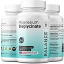 Magnesium Bisglycinate 200mg - High Absorption Chelated Magnesium Supplement - Gentle on Stomach, Gluten-Free, Supports Sleep, Muscle Cramps & Positive Mood - 120 Capsules (Pack of 1) 2