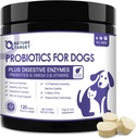NATURE TARGET Probiotics for Dogs, 6 Billion Freeze Dried Dog Probiotics with Prebiotics & Enzymes, Vitamins, Omega 3, for Digestive & Gut Health, Itch Relief, Reduce Diarrhea, 120 Bites 2