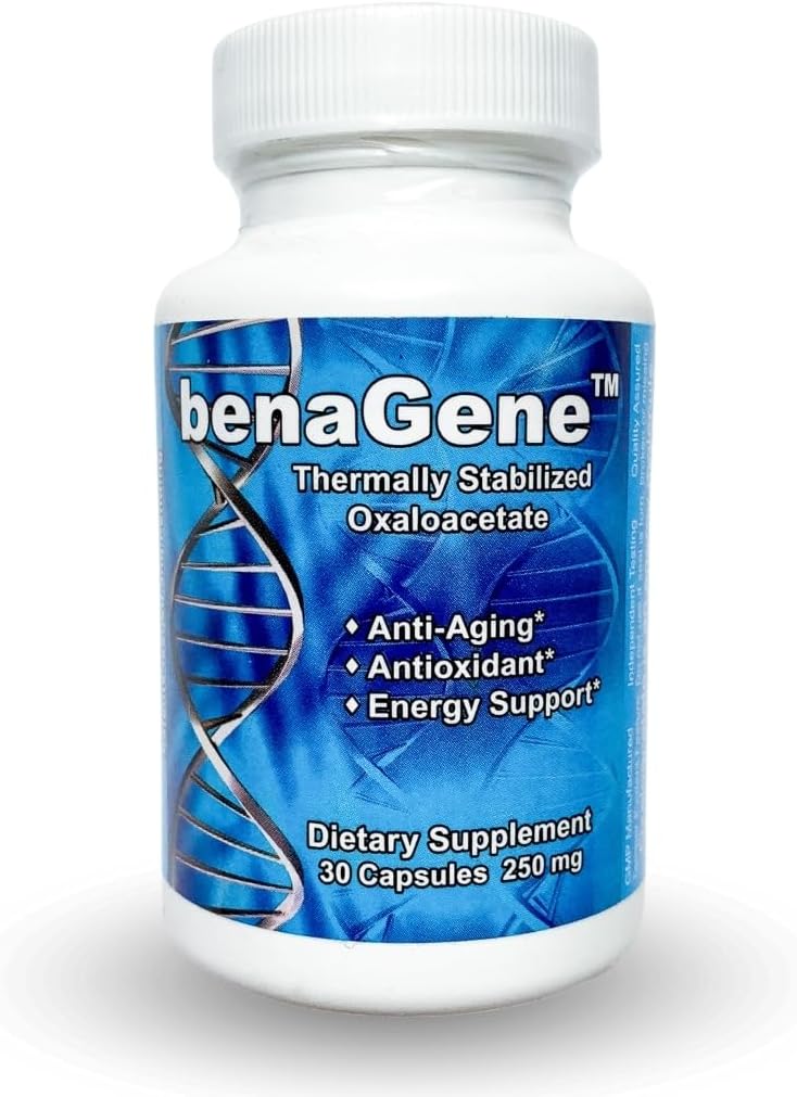 Benagene Oxaloacetate Supplement - Supports Cellular Energy, Healthy Metabolism, & Body Regulation - Thermally Stabilized with Vitamin C - Non-GMO & Vegan - Once Daily (60 Servings) 5