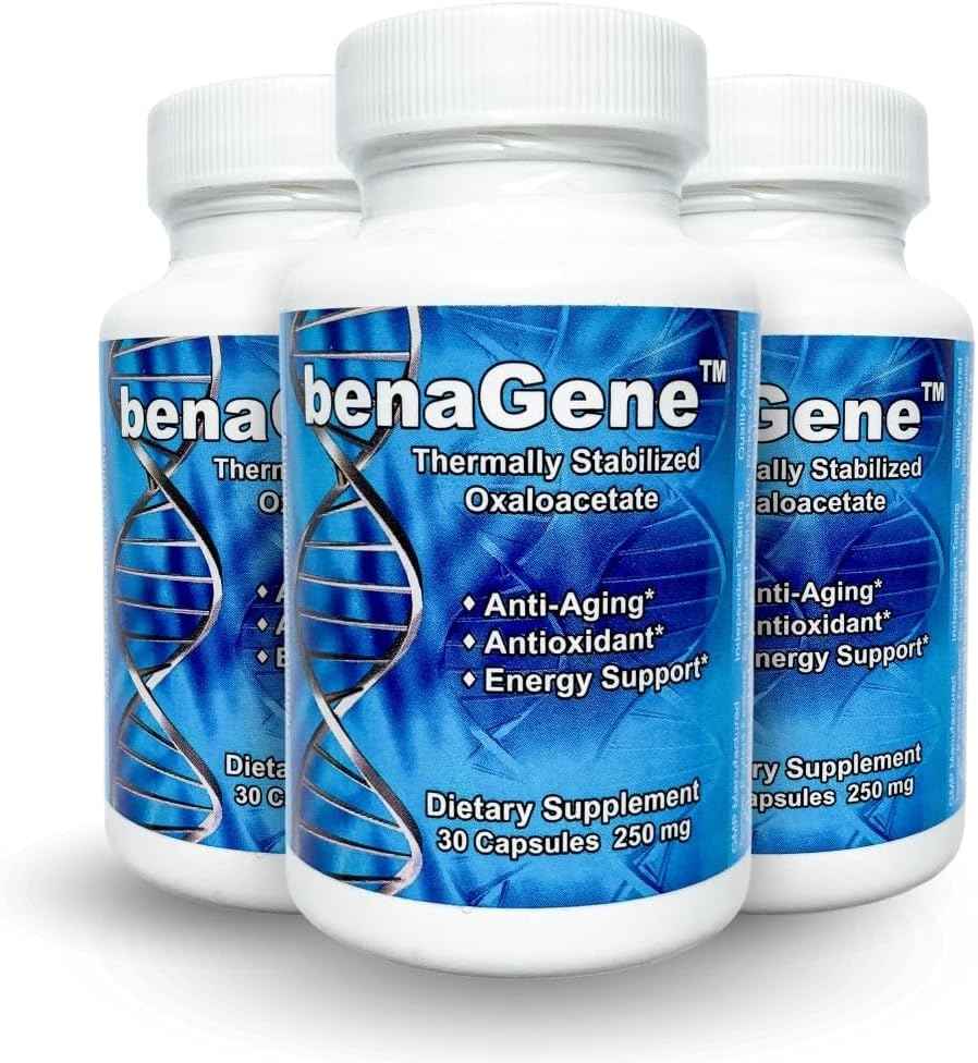 Benagene Oxaloacetate Supplement - Supports Cellular Energy, Healthy Metabolism, & Body Regulation - Thermally Stabilized with Vitamin C - Non-GMO & Vegan - Once Daily (60 Servings) 6