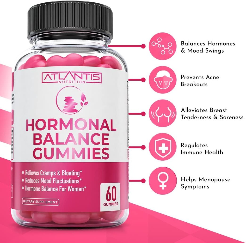 Hormonal Balance PMS Relief Gummies + Ashwagandha Gummies 3