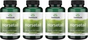 Swanson Horsetail - Herbal Supplement Supporting Healthy Hair, Skin & Nails - Natural Ingredients for Bone Health & Urinary Tract Support - (90 Capsules, 500mg Each) (4 Pack) 2