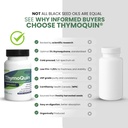 Organic Cold-Pressed Black Seed Oil Capsules for Skin, Joint, Metabolic & Immune Health | USP-Grade Pure Nigella Sativa with 3% Thymoquinone | Non-GMO Black Cumin Seed Oil, 60 Softgel 6