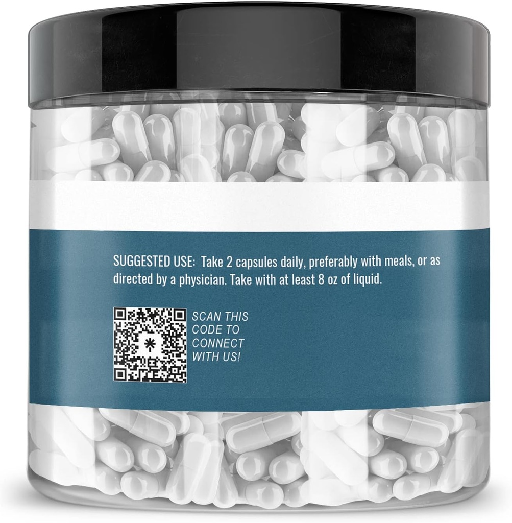 Earthborn Elements Magnesium Citrate 200 Capsules, Pure & Undiluted, No Additives 4