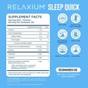 Relaxium Sleep Quick Gummy, Sleep Aid Support, 5 mg Melatonin, Vitamin D-3, Prebiotic & Probiotic Blend, Gluten & Drug Free, Lemon Flavor, 60 Gummies 3