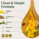 HERBAMAMA Mullein Drops for Lungs - Vegan Mullein Leaf Extract for Lungs Cleanse Support - Non-GMO, Alcohol & Sugar-Free Respiratory Supplement, 28-Day Supply 5