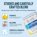 Relaxium Sleep Quick Gummy, Sleep Aid Support, 5 mg Melatonin, Vitamin D-3, Prebiotic & Probiotic Blend, Gluten & Drug Free, Lemon Flavor, 60 Gummies 6
