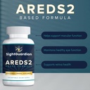 AREDS2 Based Eye Vitamin-Mineral Supplement (120 ct. 60 Day Supply) - AREDS2 Based Supplement for Eyes - Low Zinc Formula - Eye Vision Supplement and Vitamin 4