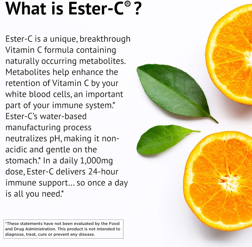 American Health Ester-C with Citrus Bioflavonoids, 1000 mg, 90 Tablets 4