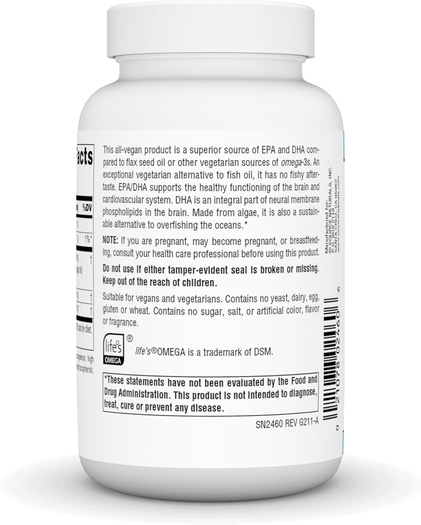 Source Naturals Vegan Omega 3s Epa-Dha* 300 mg - 90 Softfgels 4