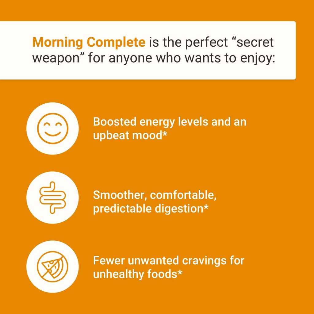 ACTIVATEDYOU Morning Complete Prebiotics, Probiotics, Green Superfoods (Citrus Medley) + Essential Skin Food Collagen, Elastin Support, 30 Servings 4