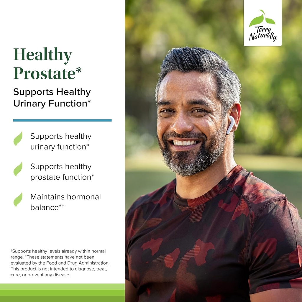 Terry Naturally Healthy Prostate - Dietary Supplement with Boron, Saw Palmetto & Zinc - Prostate & Urinary Tract Health Support - Non-GMO & Gluten-Free Softgels - 30 Softgels 4