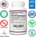 Lithium Aspartate 10mg | Supports Cognitive Function & Brain Health with Aging | NSF Certified | Promotes Mental Clarity, Healthy Mood & Longevity | Natural Supplement | 100 Capsules 3