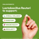 Lactobacillus Reuteri Probiotic Supplement 240 Tablets 3 Billion CFU Probiotics for Men & Women Supports Intestinal Digestive & Gut Health (240, Lactobacillus Reuteri) 5