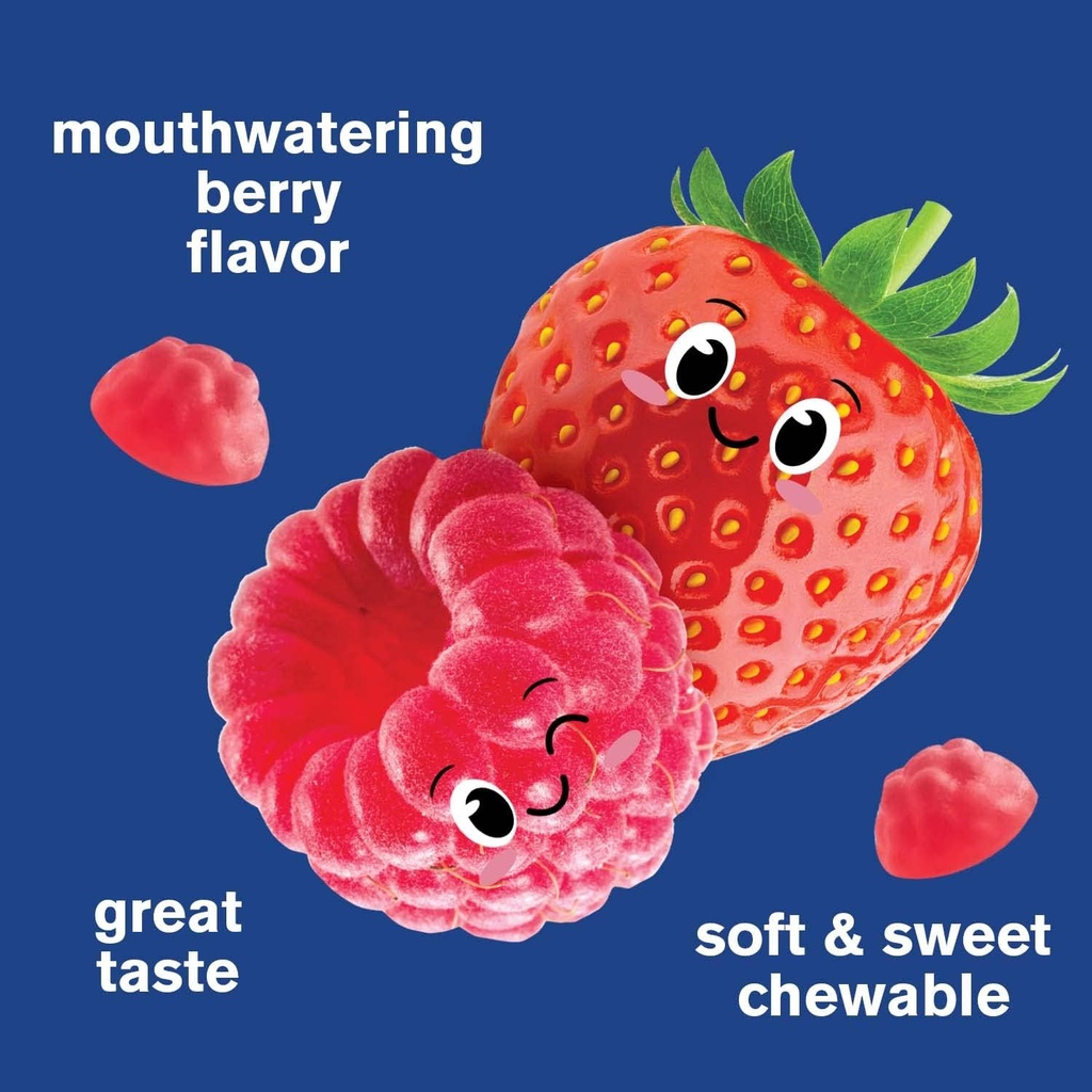 WellYeah Vitamin B12 Gummies for Kids - Boost Energy, Improve Brain Function, and Strengthen Immune System - Non-GMO, Gluten-Free - Great Tasting Berry Flavor - Easy to Chew - 60 Gummies 5